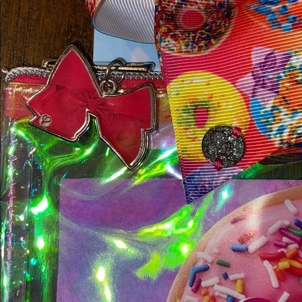 Jojo Donut 🍩 Bow & Pouch Set
